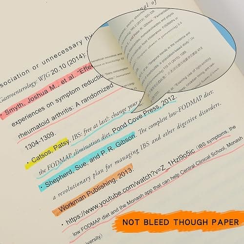 MAIKEDEPOT Pastel Highlighters - 25 Pcs Assorted Colors Dual Tip Real Mild Highlighter Markers, Chisel & Fine Tips for Bible Journaling, Note Taking, School Supplies, No Bleed thumbnail 8