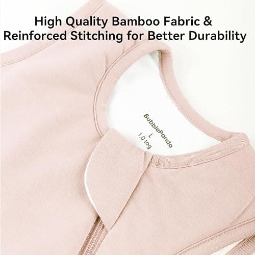 BubblePanda Rayon Made from Bamboo Sleep Sack 6-12 Months 1.0 Tog Soft Toddler Sleeping Sack for Babies 2-Way Zipper Baby Wearable Blanket thumbnail 6