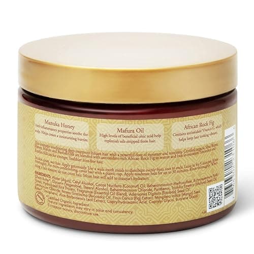 SheaMoisture Manuka Honey & Mafura Oil Hair Masque thumbnail 3