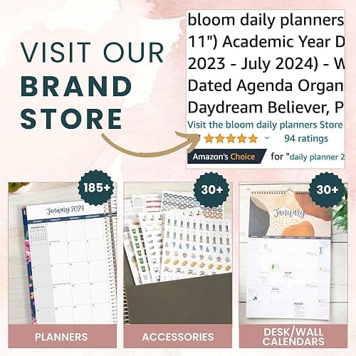 bloom daily planners Decorative File Folders - Set of Six Letter Size (8.5” x 11”) Organizers, 1/3 Cut Tabs - Assorted Designs - Eucalyptus thumbnail 4