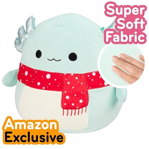 Squishmallows Original 10-Inch Richie The Christmas Axolotl - Official Jazwares Holiday Plush- Collectible Soft & Squishy Stuffed Animal Toy - 2025 Limited Edition - Gift for Kids, Girls & Boys thumbnail 2