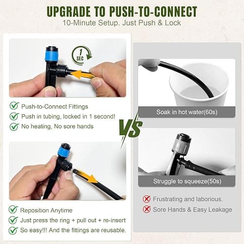 Push-to-Connect Drip Irrigation System Kit thumbnail 2