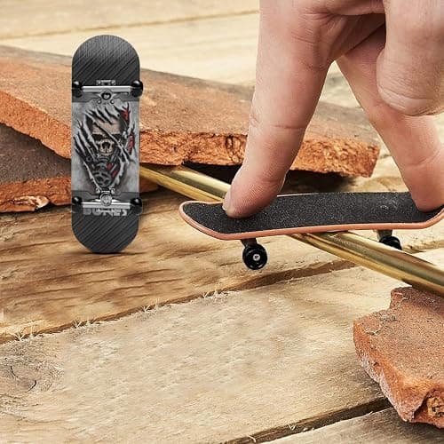 Finger Skateboard Kids - Finger Skateboard Set | Finger Boards Set | Skateboard Toy | Skate Board for Fingerboard Games | Fingerboard Making Kit for Skate Lovers Birthday Gift thumbnail 2