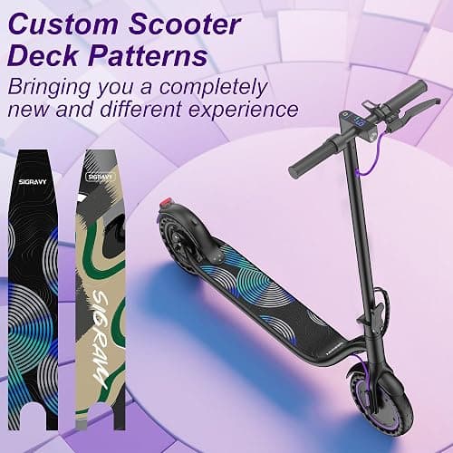 Sigravy Electric Scooter for Adults, Foldable Commuter E Scooter for Teens, 350W Motor, 19 MPH, Up to 21 Miles Range, 8.5" Solid Tires, Cruise Control, Dual Brakes, LED Display thumbnail 5