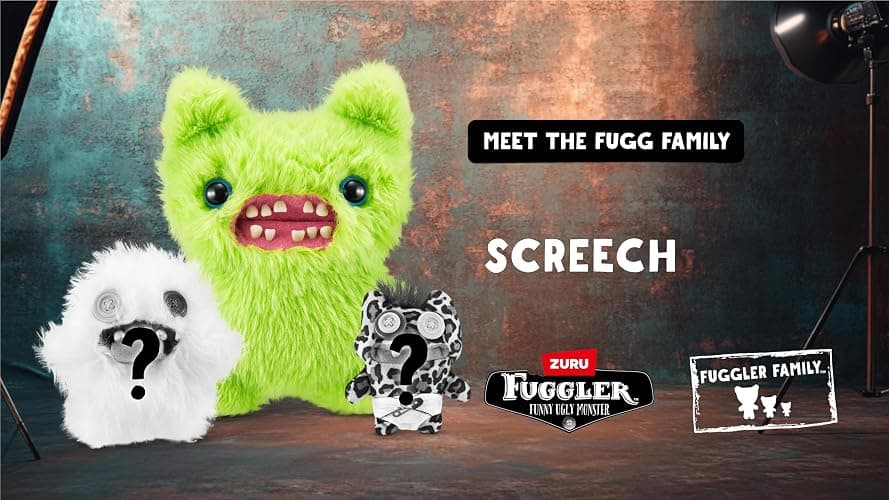 Fuggler Fugg Family by ZURU Funny Ugly Monster, Plush, Collectible, Toy (Screech) thumbnail 7