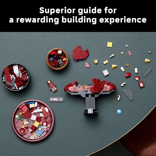 LEGO Marvel Iron Man MK4 Bust - Display Model Building Set for Adults incl. a Tony Stark Minifigure, plus Shoulder Cannons and a Rotating Head - Collectible Avengers Gift for Fans - 76327 | Tony Stark Minifigure, Shoulder Cannons, Rotating Head, Collectible Avengers Gift, 76327 thumbnail 5