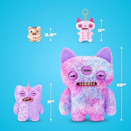 Fuggler Fugglercorns 9 Inch Plush Collectible Toy (Mr Screech) by ZURU | Funny Ugly Monster with signature teeth, soft & huggable collectible plush, for fans & collectors, gift for tweens & teens thumbnail 3