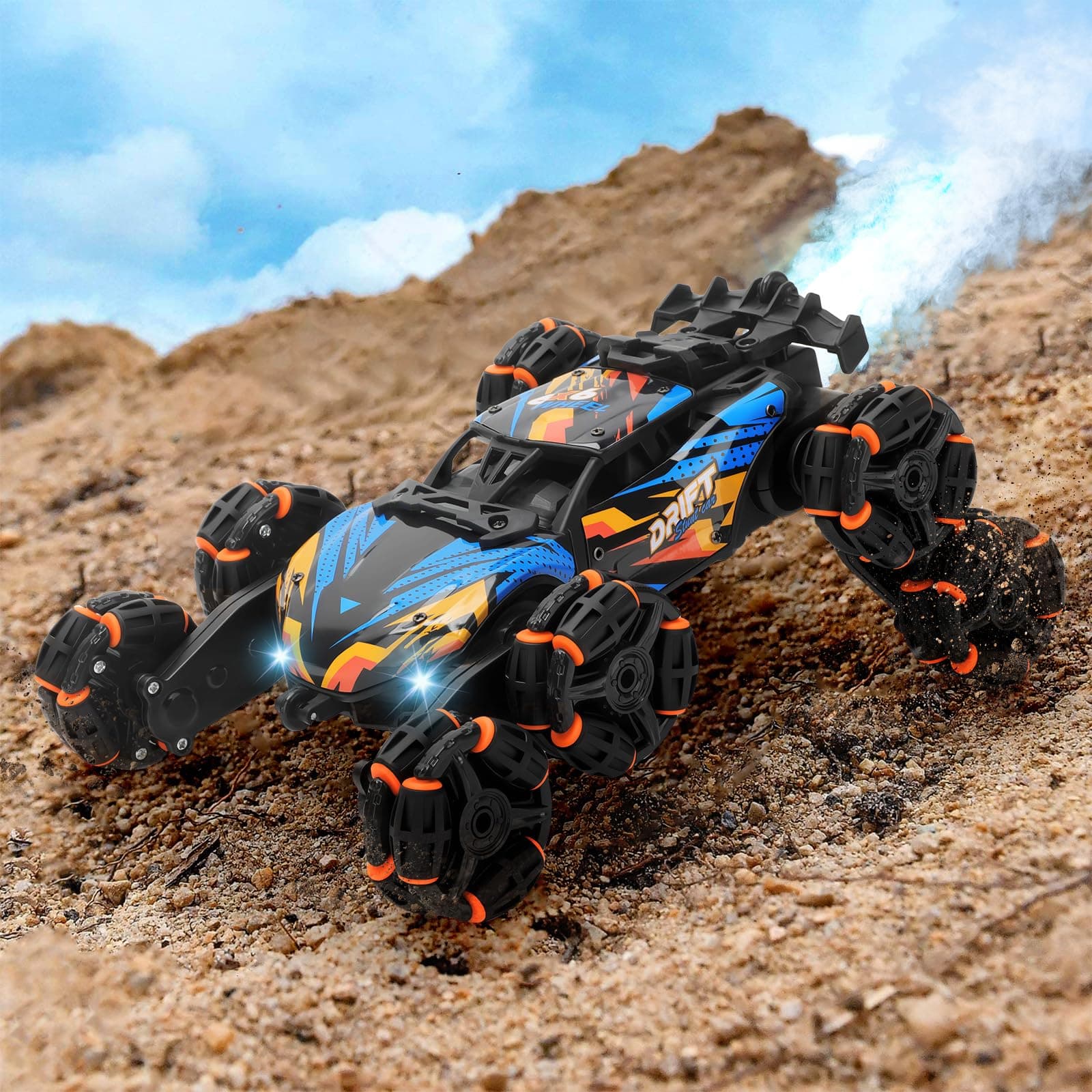 Gesture Sensing Remote Control Car, 8 Wheel Stunt RC Cars Toy for Boys Ages 6 7 8-12 13 14, Cool Kids Toys for 7 Year Old Boy | Best Birthday Gifts for 8 Year Old Boys thumbnail 5