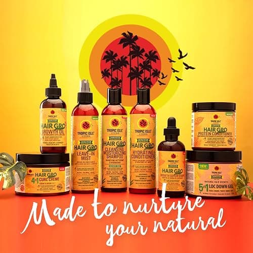 Tropic Isle Living Jamaican Black Castor Oil Daily Hair Gro Leave-in Conditioning Mist & Detangler 8oz | Paraben & Sulfate FREE | All Hair Types | Restores Moisture & Gently Detangles - 8 Ounce (Pack of 1) thumbnail 8
