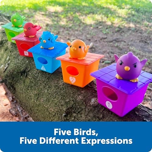 Learning Resources Peek-a-Bird Learning Buddies - 15 Pieces, Age 18 Months+ Toddler Activities, Preschool Toys, Educational Color Teaching thumbnail 4