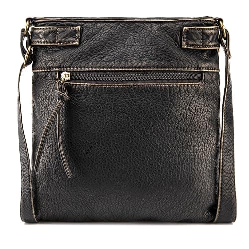 Montana West Crossbody Bag for Women Multi Pocket Shoulder Medium Travel Purses Ultra Soft Washed Leather thumbnail 4