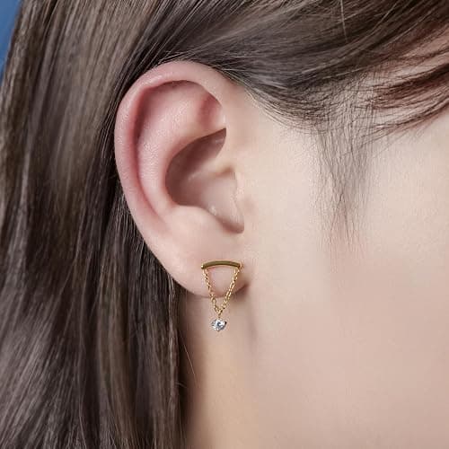 limerencia F136 Hypoallergenic Titanium 18G Internal Thread Piercing Jewelry,6mm 8mm 10mm G23 Flat Back Stud Earring for Women Men Tragus Cartilage Helix Conch Medusa Nose(1PC) thumbnail 4