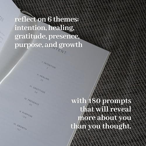INSIDE THEN OUT Dig Deeper Journal - Guided Daily Journal With 180 Undated Prompts for Intention, Healing, Growth, Gratitude, Self Love & Discovery , Wellness, and Mindfulness - Self Care Routine Gift for Women and Men thumbnail 3