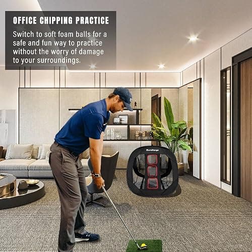 DURARANGE Pop-Up Golf Chipping Net - Ultimate Target Training Chip Aids for Precision & Distance, Outdoor | Indoor Practice, Golfer Gift thumbnail 9
