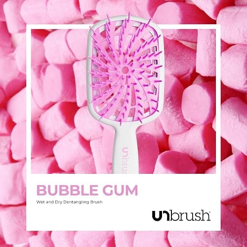 FHI Heat UNbrush Plus — Curly Hair Brush for Gentle & Effective Detangling on Wet or Dry Fragile Hair Types — Detangler Brush w/ 84 UltraFlex Bristles, Ultra-light, Vented, Anti Static Hairbrush thumbnail 7