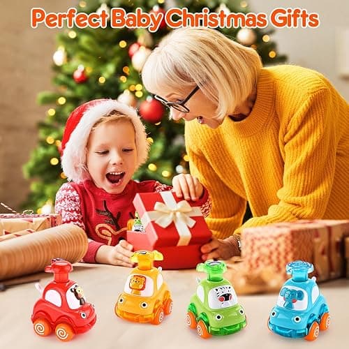 Cars Toys for 1 Year Old Boy Birthday Gift: Press and Go Toys Cars for Toddlers 1-3 Baby Toys 12-18 Months Toddler Toys Age 1-2 One Year Old Boy Toys First Birthday Gifts for 1-3 Year Old Boys Girls thumbnail 7