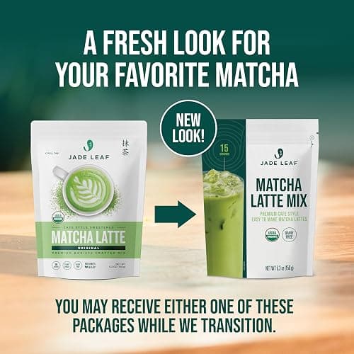 Jade Leaf Matcha Latte Mix, Original, 150g / 5.3oz thumbnail 4