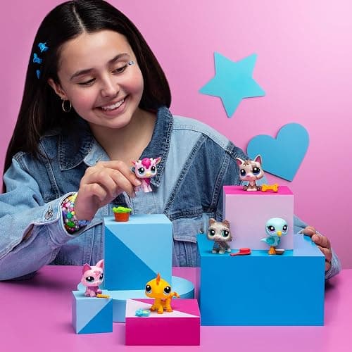 Littlest Pet Shop - Pet Surprise Display, 18 Pet Collector Set - Series 2 - LPS Gen 7, Authentic Mystery Figures, Surprise Collectible Kidult Toy, Girls, Boys, Kids, Tweens Ages 4+ thumbnail 5
