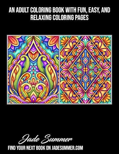 100 Amazing Patterns: An Adult Coloring Book with Fun, Easy, and Relaxing Coloring Pages thumbnail 2