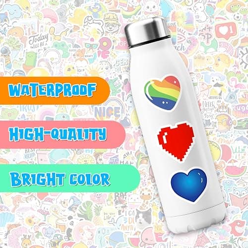 1000 pcs/Set Random Theme No Repeated Cute Cartoon Stickers for Kids Teens- Small Waterproof Vinyl Decals for Laptop, Scrapbooking, DIY Crafts - Adorable Animal & Fantasy Theme Sticker Pack Gift/Deco thumbnail 5