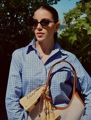 YMRFW Retro Rectangular Sunglasses for Women Narrow Trendy Small 90s Style Square Frame UV Protection Sun Glasses thumbnail 2