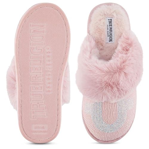 True Religion Slippers for Women Gifts for Women Cozy House Slippers for Woman thumbnail 4