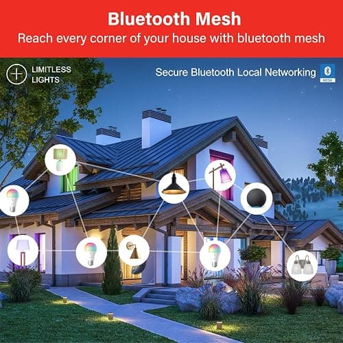 Sengled Smart Light Bulbs, Color Changing Alexa/Bluetooth Mesh, Dimmable LED Bulb A19 E26 Multicolor, High CRI, High Brightness, 8.7W 800LM, 1Pack thumbnail 8