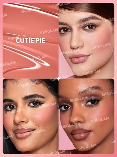 SHEGLAM Color Bloom Liquid Blush Makeup for Cheeks Matte Finish-Cutie Pie thumbnail 7