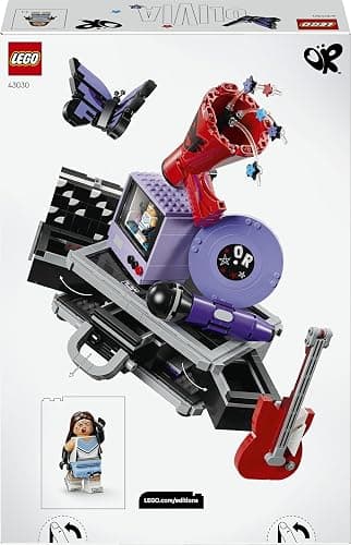 LEGO Editions Olivia Rodrigo's Secret Storage - Toy w/Suitcase, Microphone, Record, Megaphone, TV & Minifigure - Kids' Room Decor - Music Gift for 10+ Year Old Girls & Fans - 43030 thumbnail 6