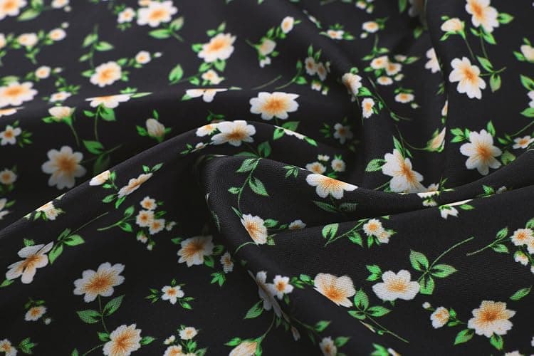 Scarlet Darkness Floral Mini Corset Dress Women Teens Sundress with Pockets | Adjustable Straps, Square Neck, Smocked Back, Zip & Pockets, Dual-Layer Flowy Hem. For Daily, Date, Picnic & Garden Party thumbnail 7