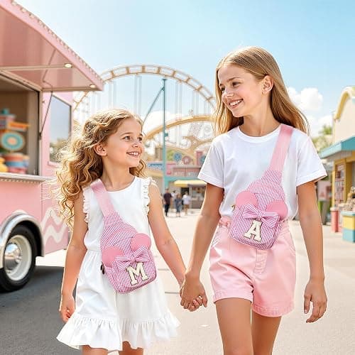 mibasies Initial Sling Bag for Girls, 4 Year Old Girl Birthday Gifts, Letter Z thumbnail 2