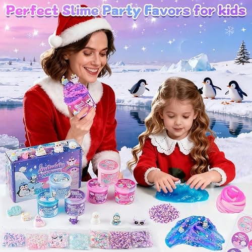 6 Pack Slimes, Slime for Kids Animal Wonderland, Butter Cloud Slime kit for Girls Ages 8-12, Toys for Girls and Boys, Birthday Halloween Christmas Party Favors for Kids Goodie Bag Stuffers thumbnail 7