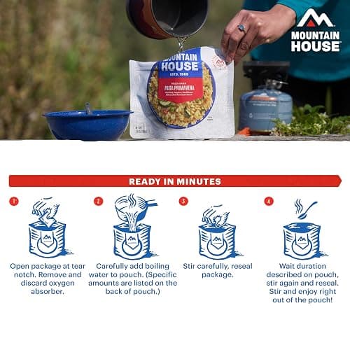 Mountain House Emergency Meal Assortment Kits, Freeze-Dried Survival Food Kit for Disaster Preparedness & Long-Term Storage, 30-Year Shelf Life thumbnail 5