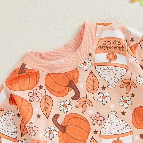 BemeyourBBs Newborn Baby Boy Girl Fall Winter Clothes Long Sleeve Bubble Sweatshirt Romper Cute Infant One Piece Outfit thumbnail 4