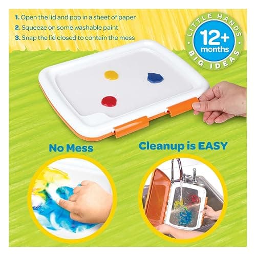 Crayola Easy-Clean Fingerpaint Set Arts & Crafts - Paint thumbnail 7