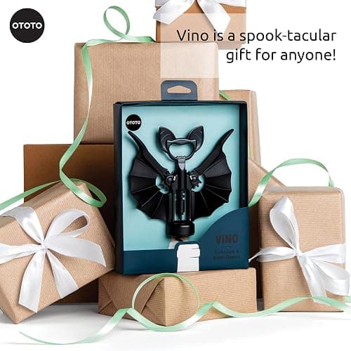 OTOTO Vino Spooky Bat 2-in-1 Wine & Beer Opener, Corkscrew & Bottle Opener - Goth Wine Accessories & Gifts for Wine Lovers thumbnail 5