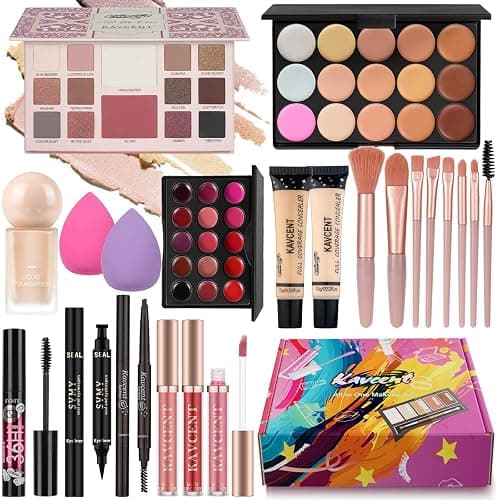 Makeup Kit Makeup Set for Women Teens full Kit Makeup Kits for Teenagers Eyeshadow Foundation Makeup Gift Sets for Teen Girls Women Christmas Gifts - Image 1