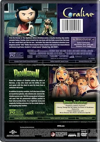 CORALINE/PARANORMAN DF DVD thumbnail 2