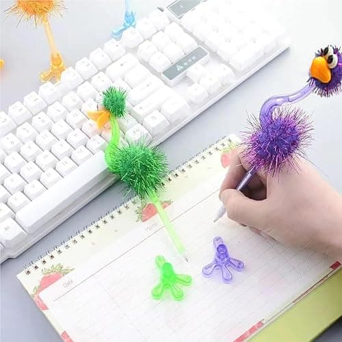BAIVYLE 12 Pack Cute Flamingo Pens Bulk Fun Toys - Fun Cool School Supplies for Girls | Perfect Back to School Gifts for Kids, Carnival Party Favors, and Birthday Pencils for Students thumbnail 2