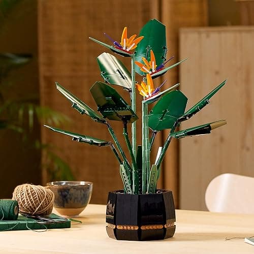 LEGO 10289 Creator Expert Bird of Paradise Building Set for Adults, Artificial Plants Flowers Deco Gift Idea thumbnail 6