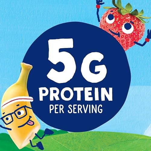 Stonyfield Organic Kids Strawberry Banana Lowfat Yogurt Pouches, 3.5 oz. Each, Includes Live Active Cultures, 4 count (pack of 1) thumbnail 3