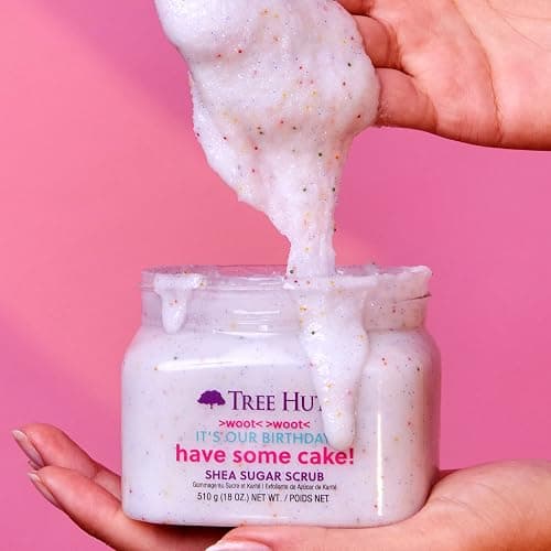 Tree Hut Exfoliating Shea Sugar Scrub Birthday Cake, 18 oz - Birthday Cake thumbnail 5