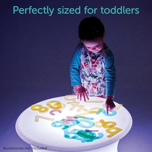tickit Sensory Glow Table, 20 Colors, Rechargeable | Sensory Room Lights, Large Play Table for Toddlers thumbnail 6