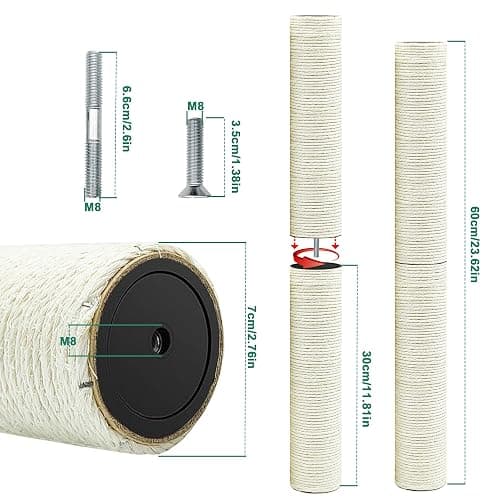 Cat Scratching Post Replacement Pole thumbnail 2