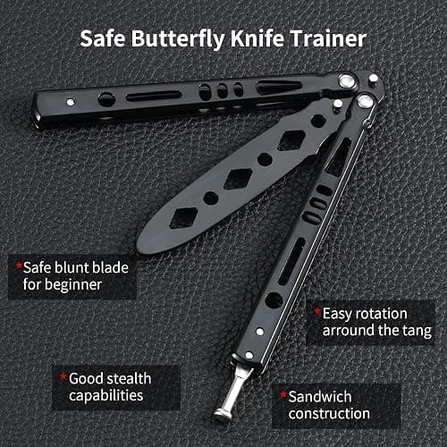 Vudwson Practice Tool with Cool Color Design, Full Stainless Steel, Set of 3 Color (Black&Silver&Colorful) thumbnail 4