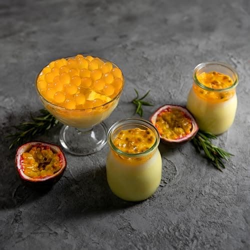 The Inspire Food Company Popping Boba Pearls for Bubble Tea - 450gm | Passionfruit | Bursting Pearls Bubble | Real Fruit Juice For Dessert,Smoothie | 100% Vegan & Glutenfree, No Artificial Colors - Passion Fruit - 450 g (Pack of 1) thumbnail 5