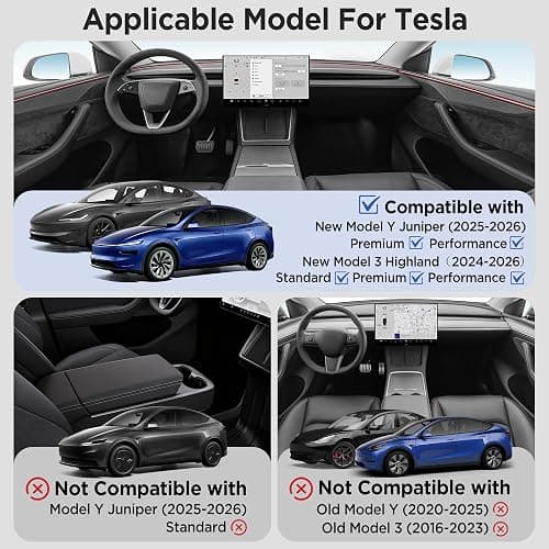 TSLDRV Center Console Organizer Tray for Tesla Model Y Juniper Accessories 2025 2026/For Tesla Model 3 Highland Accessories 2024 2025 2026 [Slide Smoothly/US Patent] Cup Holder Matte Black thumbnail 7