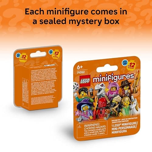 LEGO Minifigures Series 29 6 Pack - Mystery Box Multipack - Birthday Party Favors for Boys & Girls, Ages 6+ - Goodie Bag Stuffers for Kids - 66814 thumbnail 4