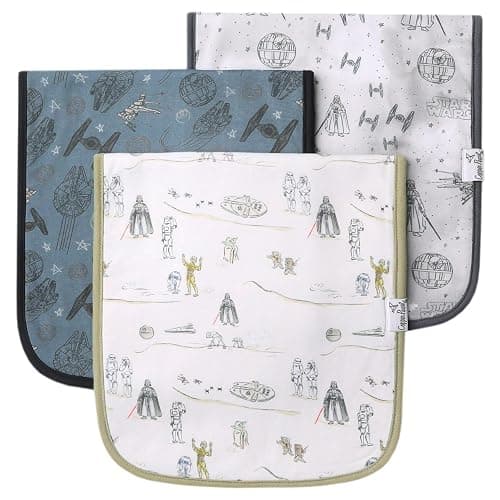 Copper Pearl Baby Burp Cloth Large 21''x10'' Size Premium Absorbent Triple Layer 3-Pack Gift Set Tatooine - Image 1