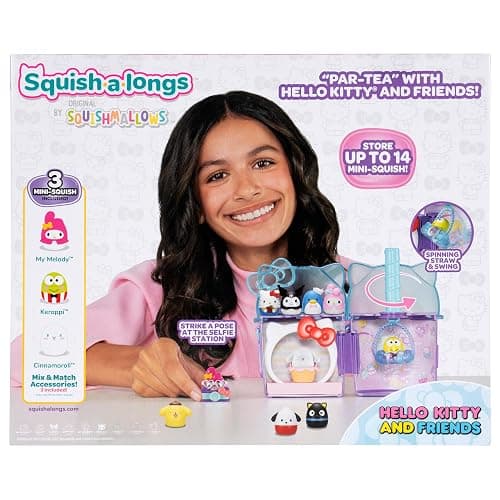 Squish-a-longs Hello Kitty and Friends Hello Kitty Boba Playset thumbnail 4